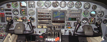 C-414 Original Avionics Panel